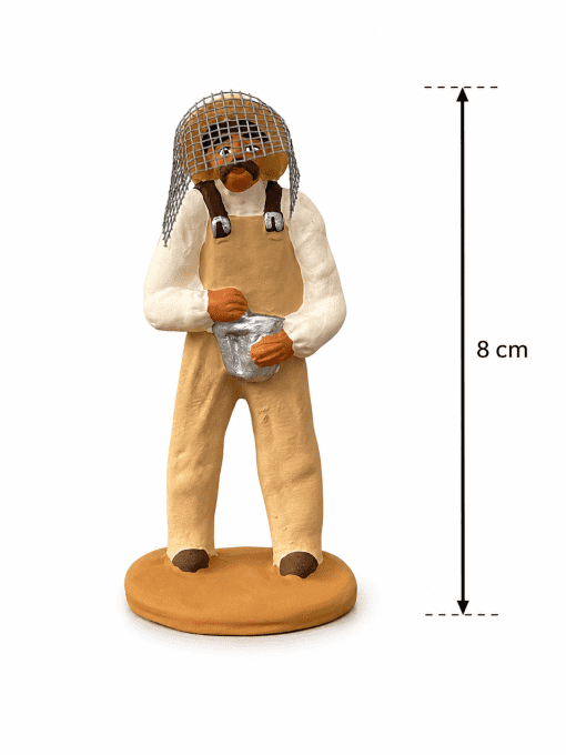 Apiculteur et ruches