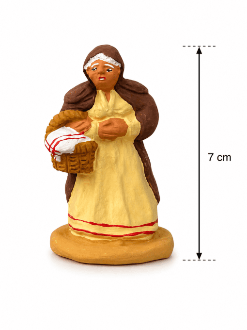 Tondeur de moutons et la vielle bergère aux provision