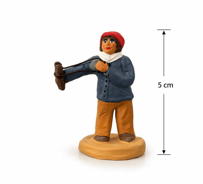 Pierre à la fronde et petit Paul et son bateau 