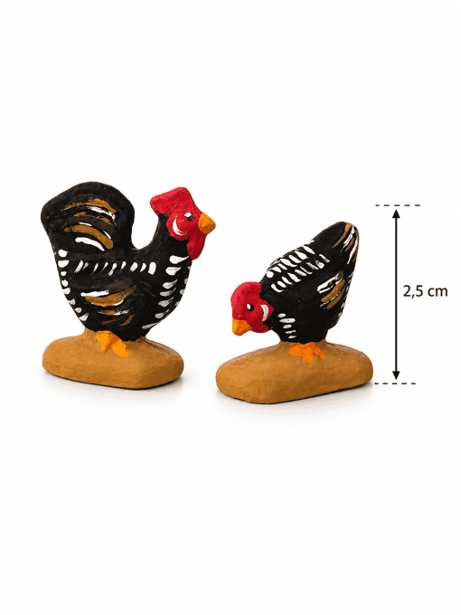 Coq et poule