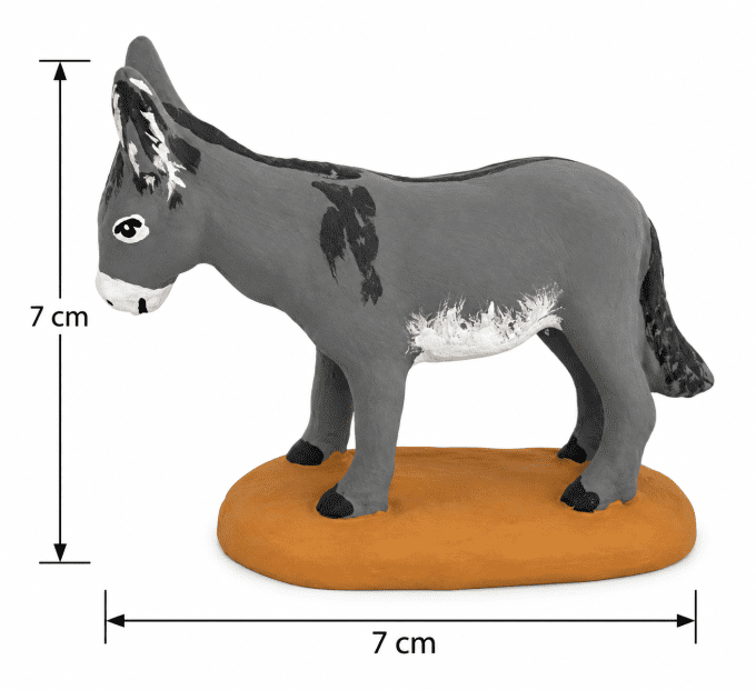 Âne – Santon animalier de Provence