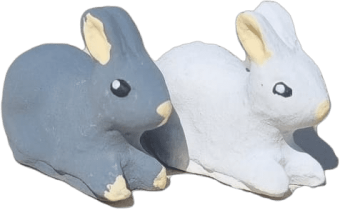 Lapin couché