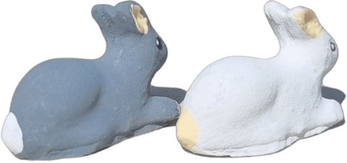 Lapin couché