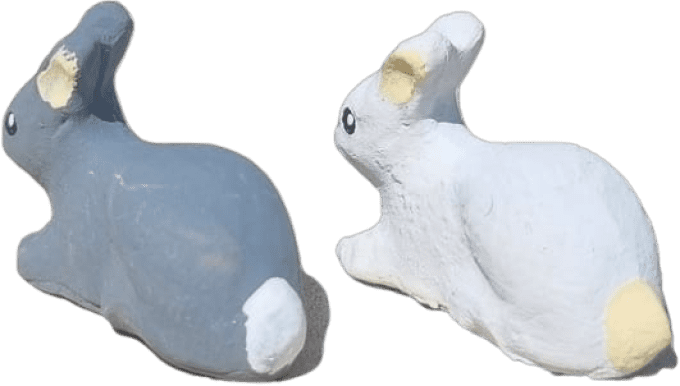 Lapin couché