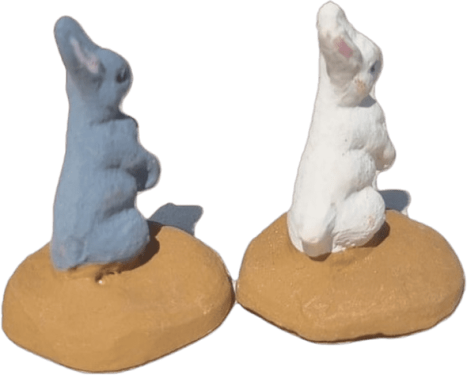 Lapin debout