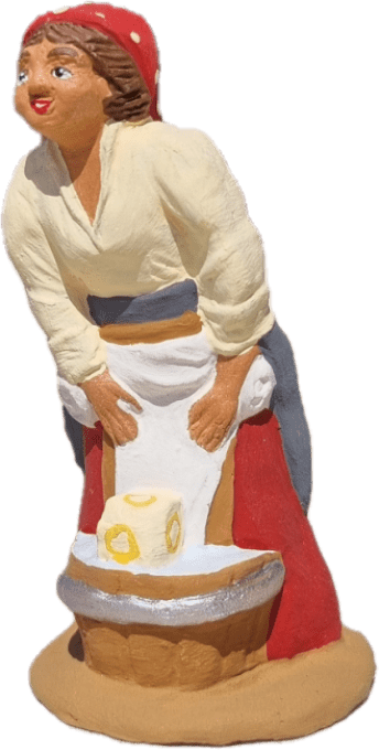 Blanchisseuse au bâton et Lavandière