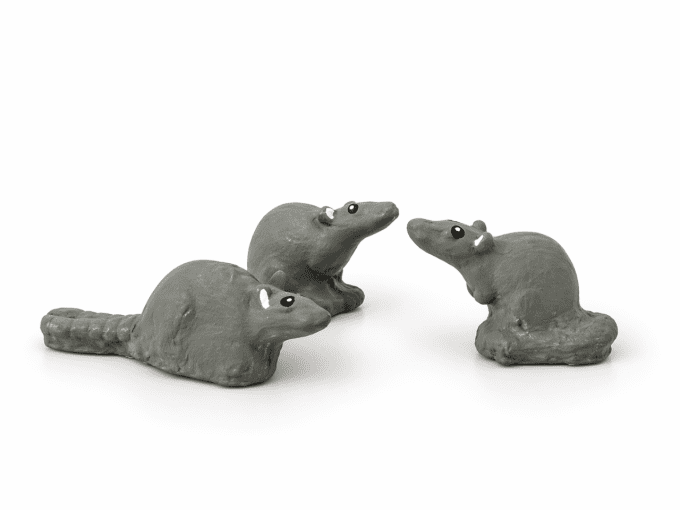 Rats – Santons animaliers de Provence