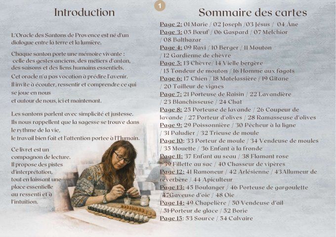 Oracle Santons de Provence Livret