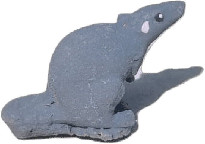 Chasseur de rats et les rats