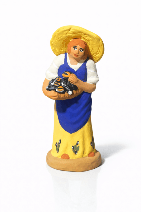 Vendeur et vendeuse de moules